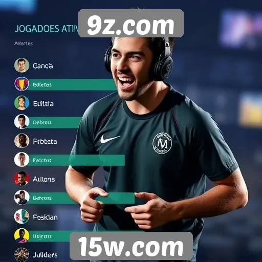 Estatísticas de jogadores ativos no 9z.com