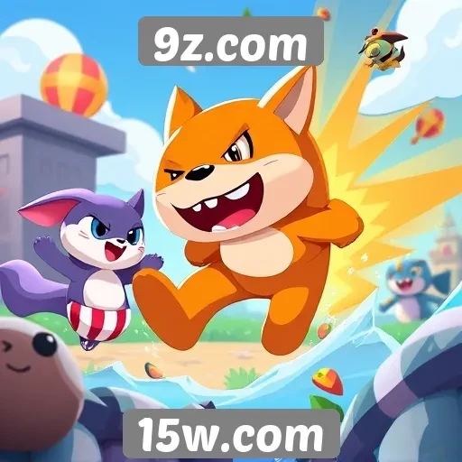 A variedade de jogos disponíveis no 9z.com
